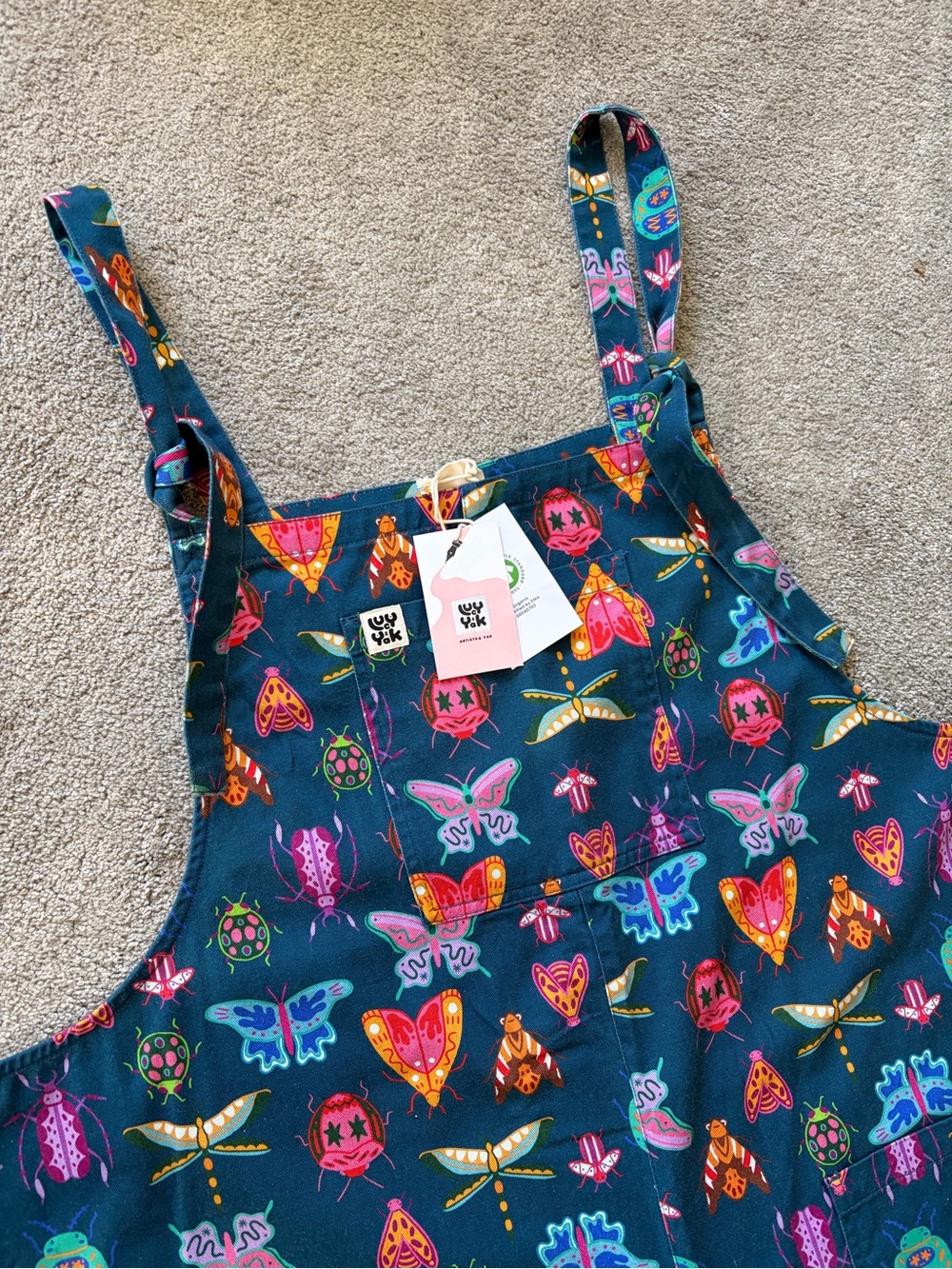 Lucy & Yak Navy Brooke Hornsby & Yak dungarees - NWT (UK 24)